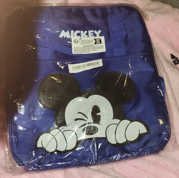 Disney Mickey Collection Oxford Textile Backpack New in Package - Picture 5 of 6